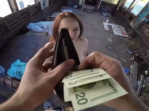 Redhead Teen Fucks For Cash In An Abandoned House